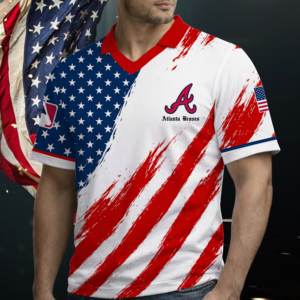 Limited Edition – Customized MLB Atlanta Braves Polo Shirt