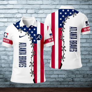 Limited Edition – Customized MLB Atlanta Braves Polo Shirt