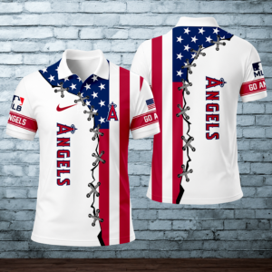 Limited Edition – Customized MLB Los Angeles Angels Polo Shirt