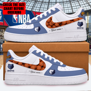 Limited Edition – Customized NBA Memphis Grizzlies Af1 Shoes