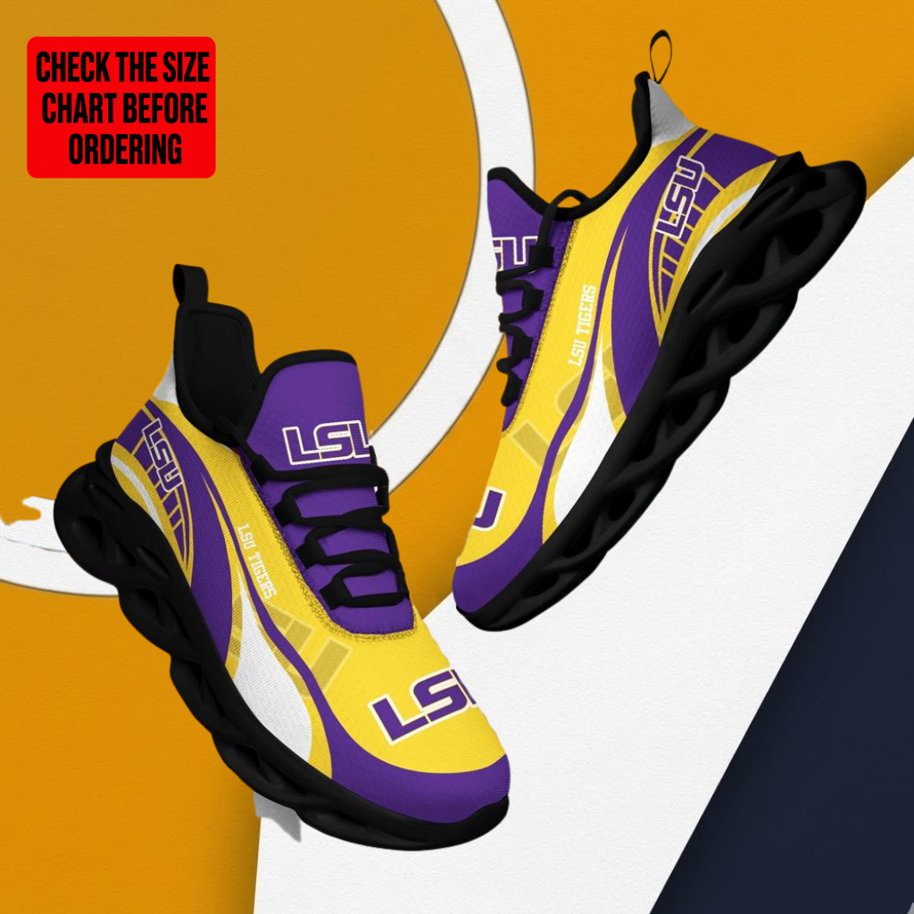 Limited Edition – New Customized NCAA Lsu Tigers Max Soul Sneakers