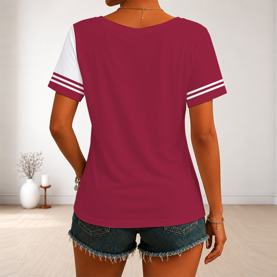 Limited Edition – Customized NFL Arizona Cardinals V-Neck Female Shirt - Image 2