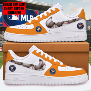 Limited Edition – Customized MLB Houston Astros Af1 Shoes