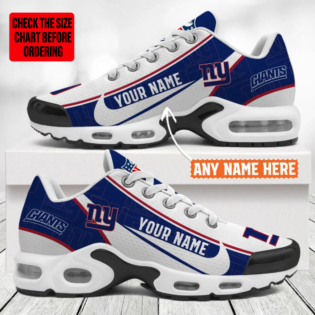 Limited Edition – Customized NFL New York Giants Air Max Plus Sneakers