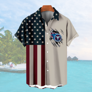 Limited Edition – Customized NFL Tennessee Titans Patriotic 250 Usa Hawaiian Shirt