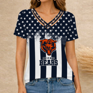 Limited Edition – Customized NFL Chicago Bears V-Neck Shirt