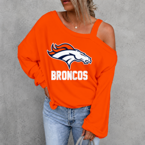 Limited Edition – Customized NFL Denver Broncos Drop Shoulder Sweatshirt