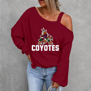 Limited Edition – Customized NHL Arizona Coyotes Drop Shoulder Sweatshirt