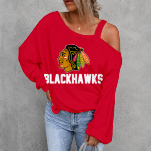 Limited Edition – Customized NHL Chicago Blackhawks Drop Shoulder Sweatshirt