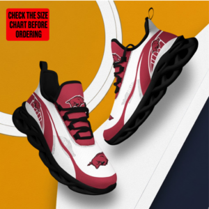 Limited Edition – New Customized NCAA Arkansas Razorbacks Max Soul Sneakers