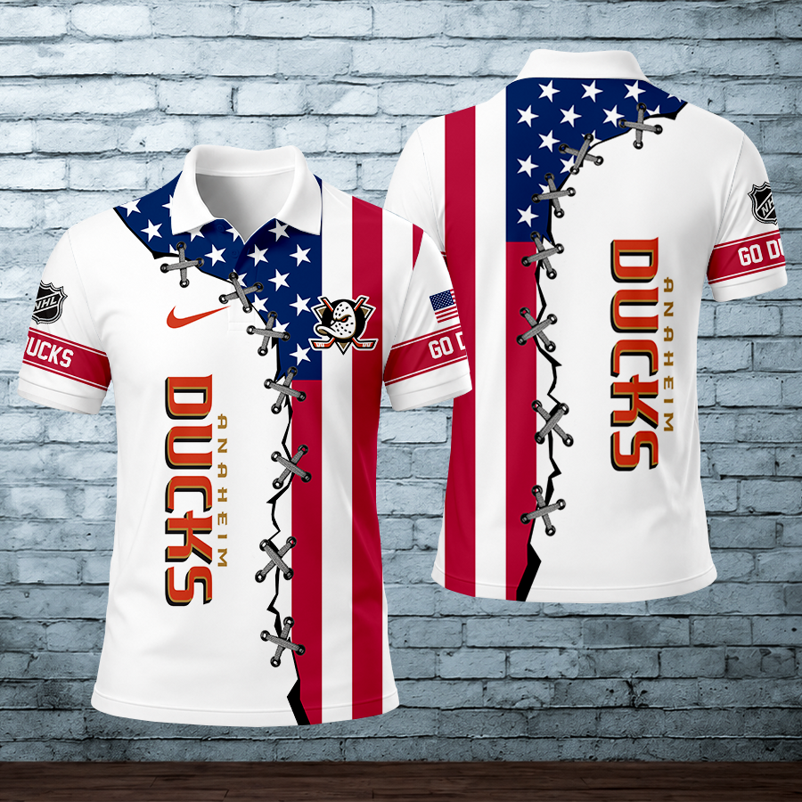 Limited Edition – Customized NHL Anaheim Ducks Polo Shirt