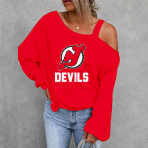 Limited Edition – Customized NHL New Jersey Devils Drop Shoulder Sweatshirt