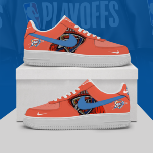 Limited Edition – Customized NBA Oklahoma City Thunder Af1 Shoes