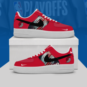 Limited Edition – Customized NBA Portland Trail Blazers Af1 Shoes