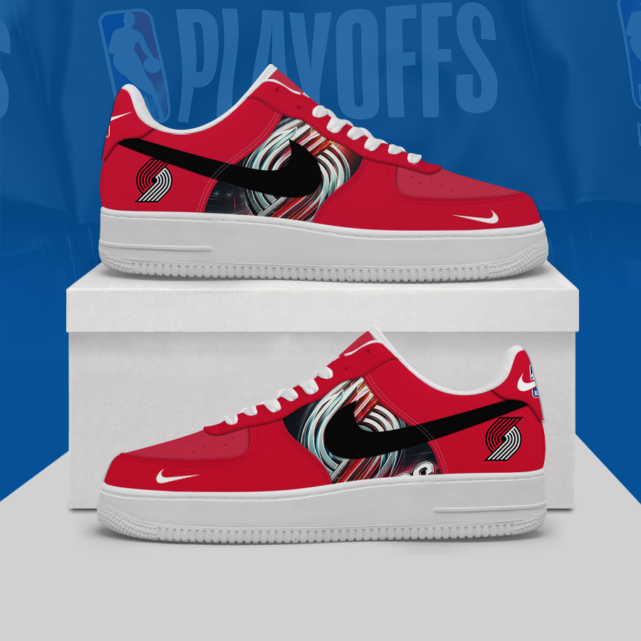 Limited Edition – Customized NBA Portland Trail Blazers Af1 Shoes