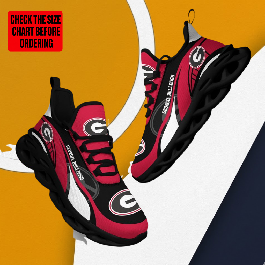 Limited Edition – New Customized NCAA Georgia Bulldogs Max Soul Sneakers