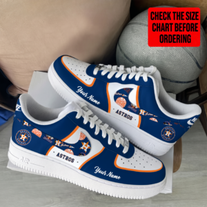 Limited Edition – Customized MLB Houston Astros Af1 Shoes