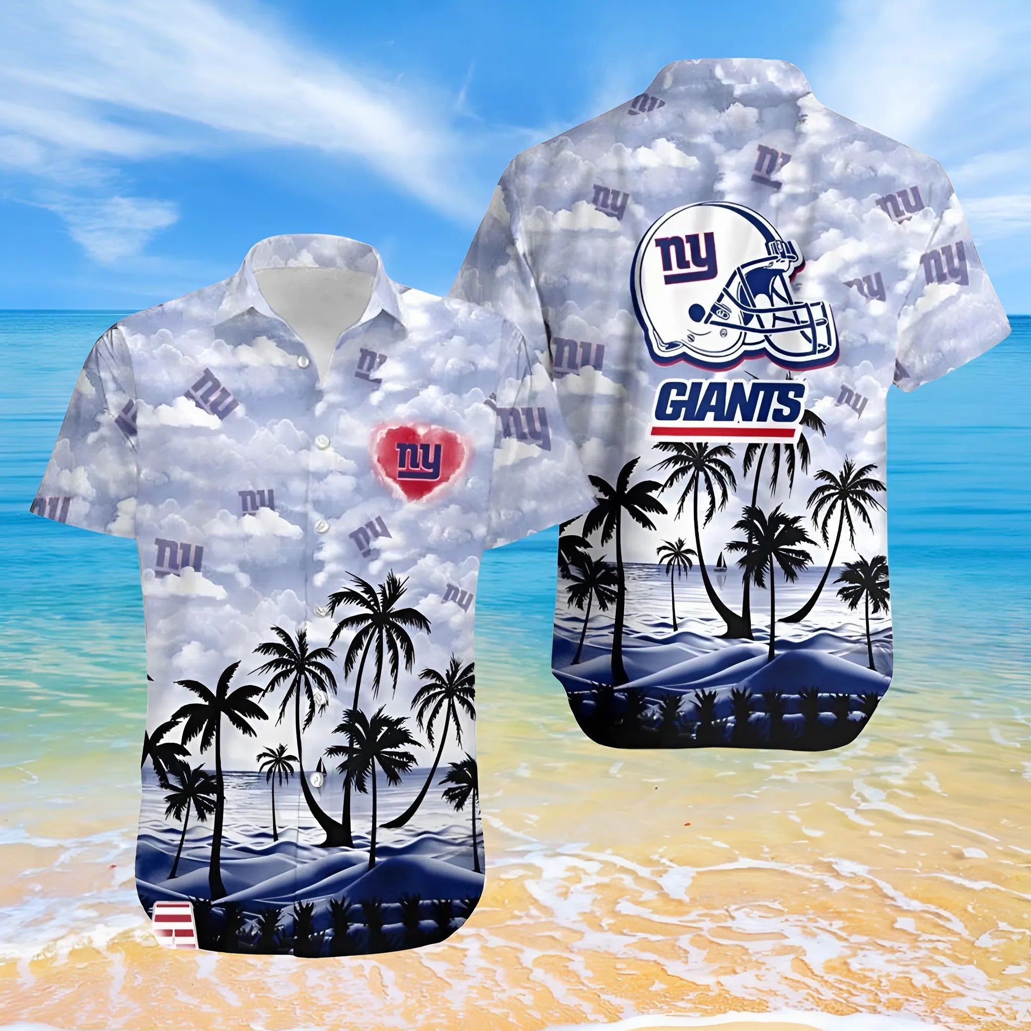 Limited Edition – Customized NFL New York Giants Unisex Hawaiian Shirt