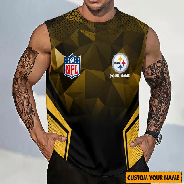 Limited Edition – Customized NFL Pittsburgh Steelers Men’s Gym Shirt