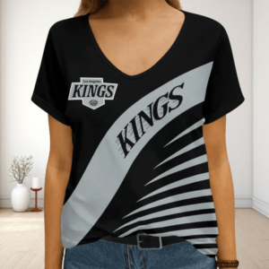 Limited Edition – Customized NHL Los Angeles Kings V-Neck Female Shirt