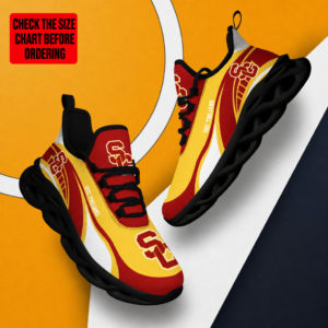 Limited Edition – New Customized NCAA Usc Trojans Max Soul Sneakers