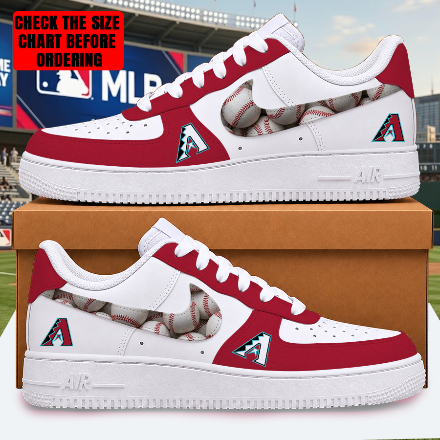 Limited Edition – Customized MLB Arizona Diamondbacks Af1 Shoes