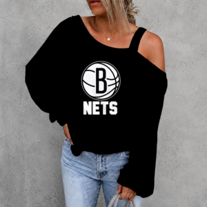 Limited Edition – Customized NBA Brooklyn Nets Drop Shoulder Sweatshirt