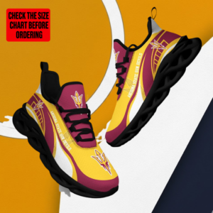 Limited Edition – New Customized NCAA Arizona State Sun Devils Max Soul Sneakers