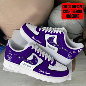 Limited Edition – Customized MLB Colorado Rockies Af1 Shoes