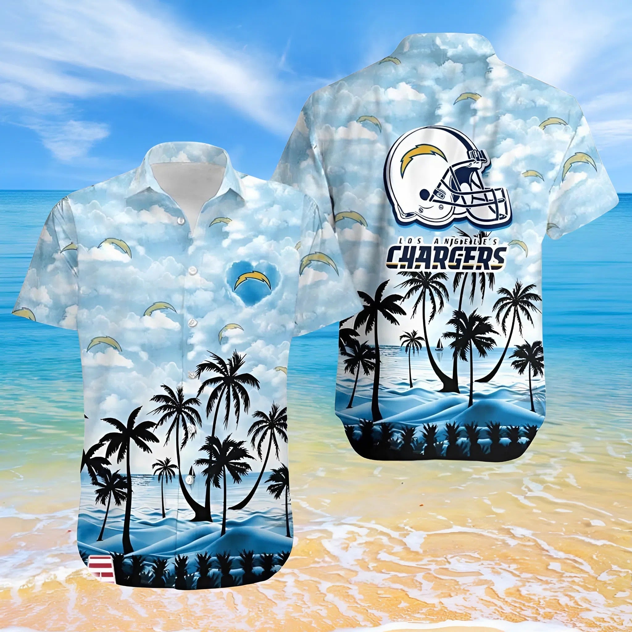 Limited Edition – Customized NFL Los Angeles Chargers Unisex Hawaiian Shirt