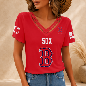 Limited Edition – Customized MLB Boston Red Sox V-Neck Shirt