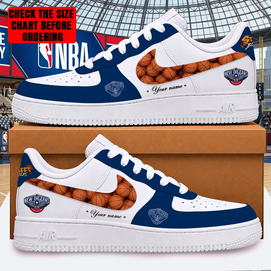 Limited Edition – Customized NBA New Orleans Pelicans Af1 Shoes