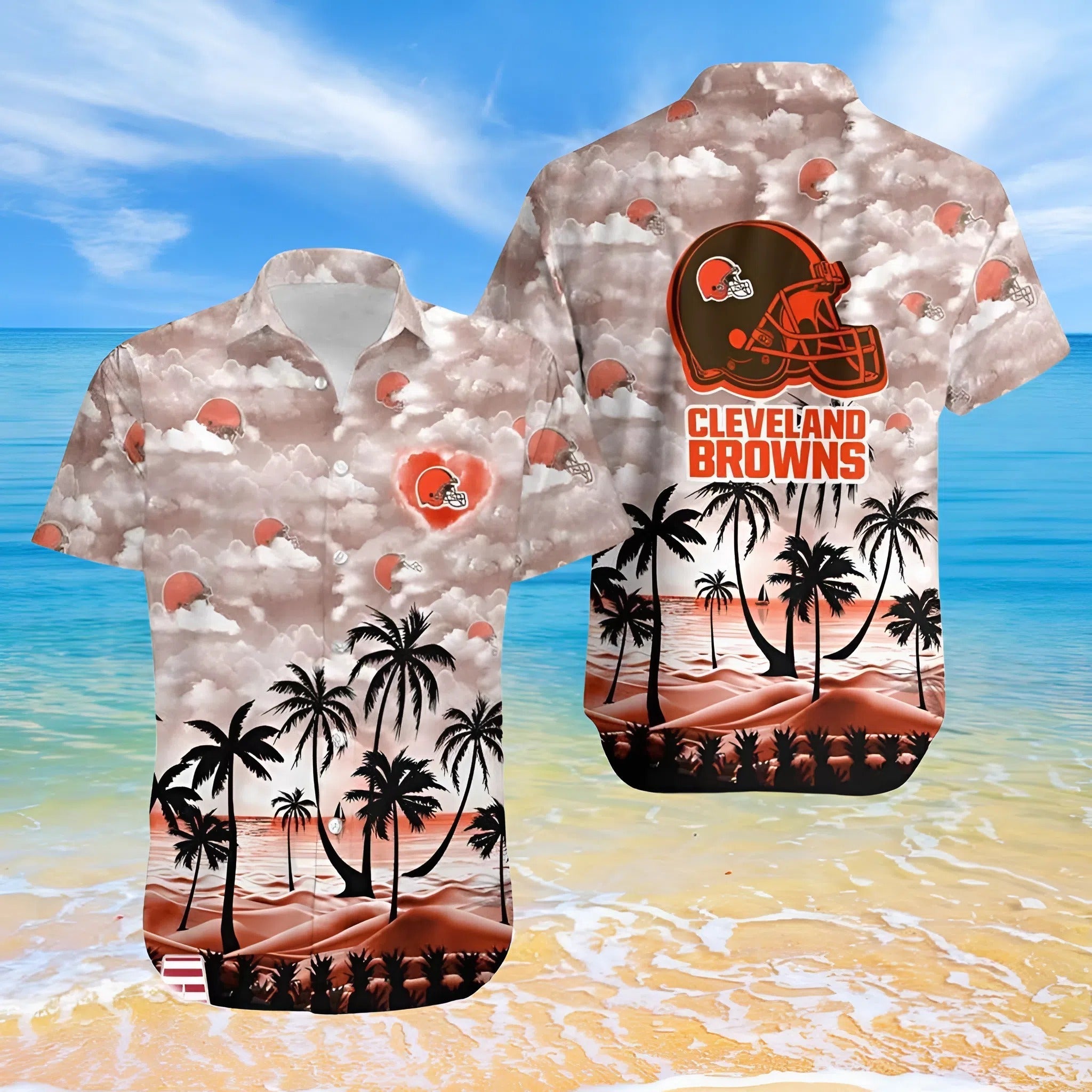 Limited Edition – Customized NFL Cleveland Browns Unisex Hawaiian Shirt