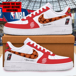 Limited Edition – Customized NBA Portland Trail Blazers Af1 Shoes