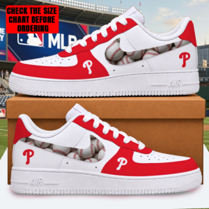 Limited Edition – Customized MLB Philadelphia Phillies Af1 Shoes