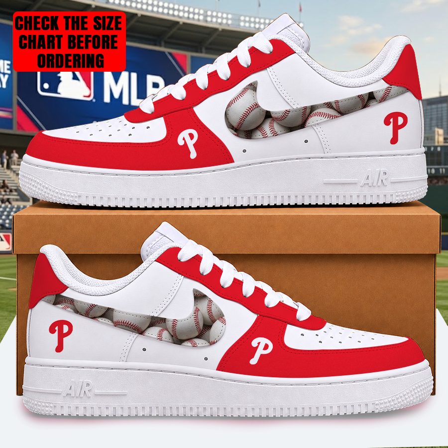 Limited Edition – Customized MLB Philadelphia Phillies Af1 Shoes