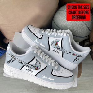 Limited Edition – Customized NBA San Antonio Spurs Af1 Shoes