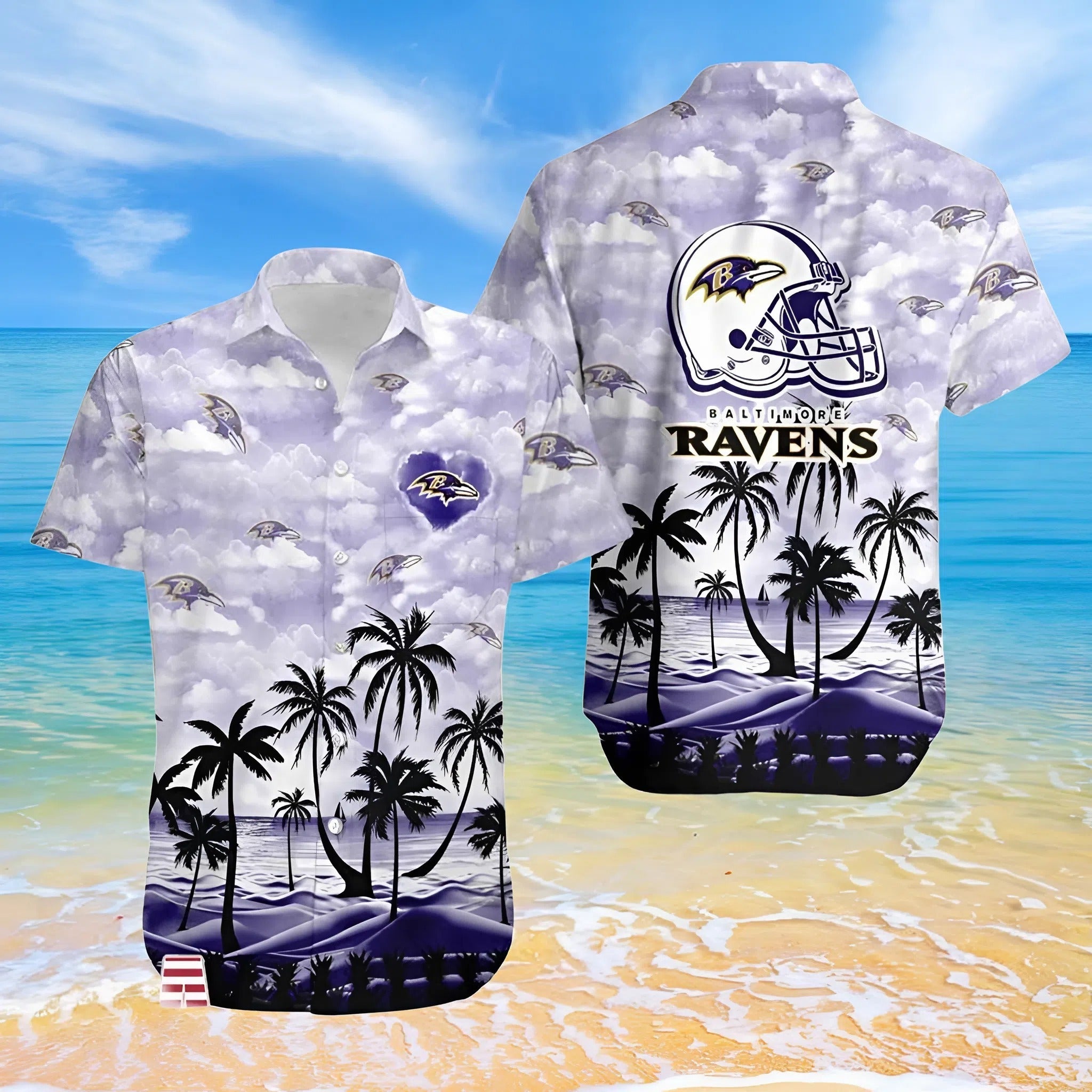 Limited Edition – Customized NFL Baltimore Ravens Unisex Hawaiian Shirt