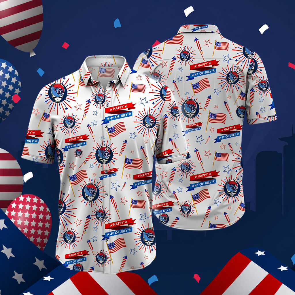 Limited Edition – Customized NFL Tennessee Titans Patriotic 250 Usa Hawaiian Shirt