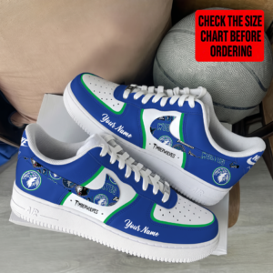 Limited Edition – Customized NBA Minnesota Timberwolves Af1 Shoes