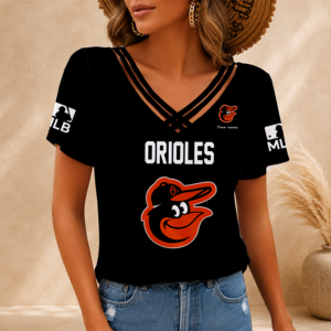 Limited Edition – Customized MLB Baltimore Orioles V-Neck Shirt