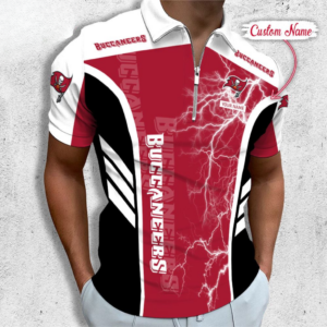 Limited Edition – Customized NFL Tampa Bay Buccaneers Zip Polo Shirt