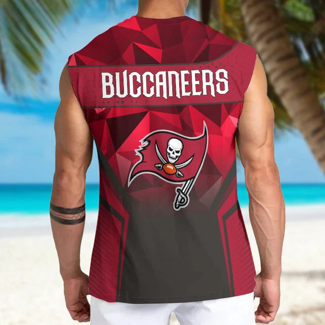 Limited Edition – Customized NFL Tampa Bay Buccaneers Men’s Gym Shirt - Image 2