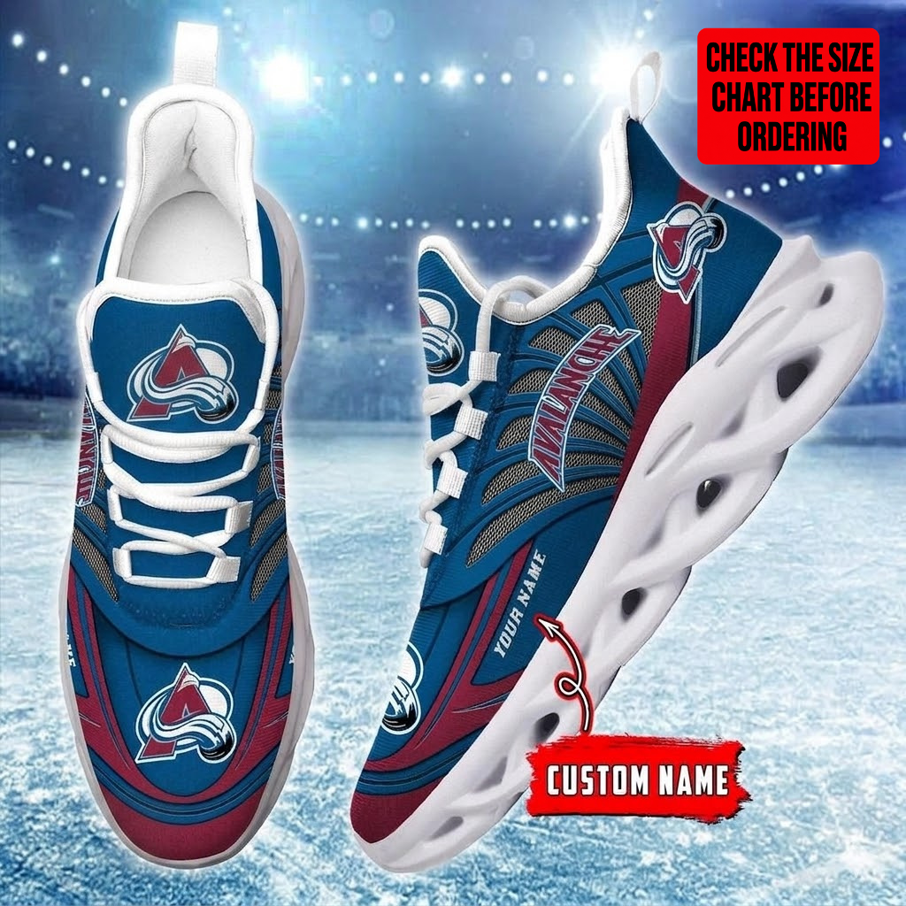 Limited Edition – Customized NHL Colorado Avalanche Max Soul Shoes