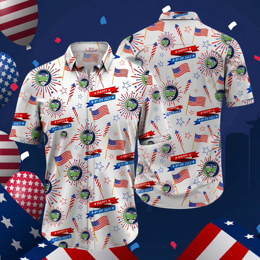 Limited Edition – Customized NFL Seattle Seahawks Patriotic 250 Usa Hawaiian Shirt