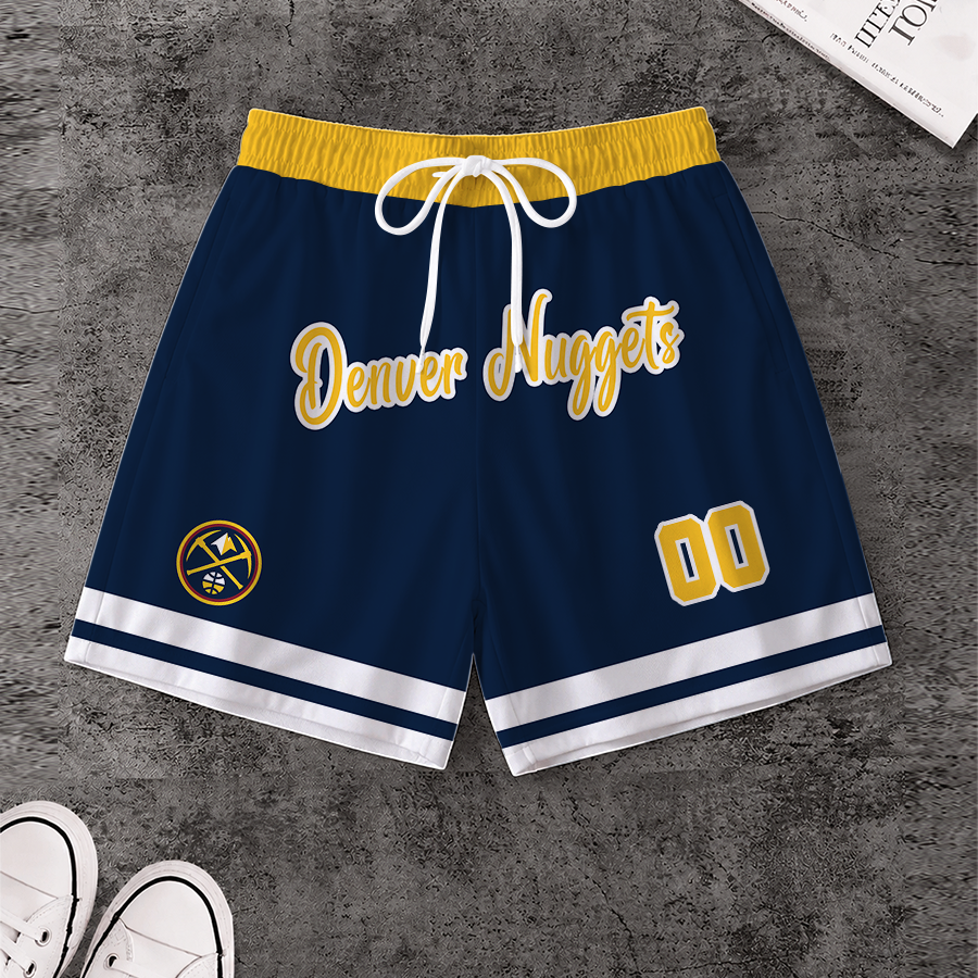 Limited Edition – Customized NBA Denver Nuggets Short Pants