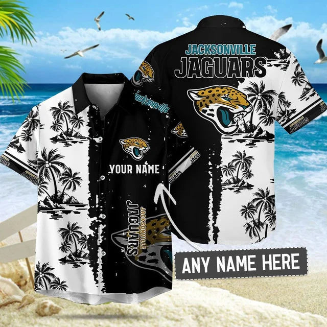 Limited Edition – Customized NFL Jacksonville Jaguars Unisex Hawaiian Shirt & Shorts Set