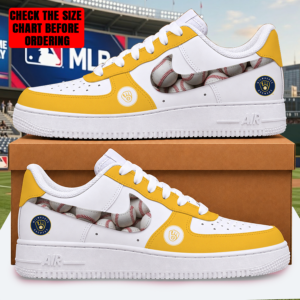 Limited Edition – Customized MLB Milwaukee Brewers Af1 Shoes