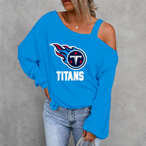 Limited Edition – Customized NFL Tennessee Titans Drop Shoulder Sweatshirt