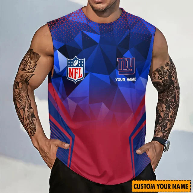Limited Edition – Customized NFL New York Giants Men’s Gym Shirt